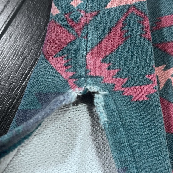 Vintage‎ 90s Nuovo Sweater Womens Small Mock Neck Southwest Native Aztec READ - Picture 8 of 9